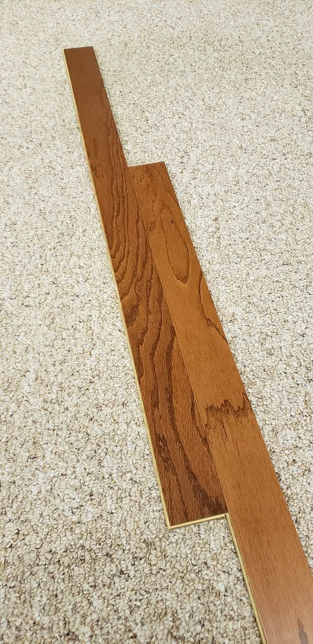 Smooth oak engineered