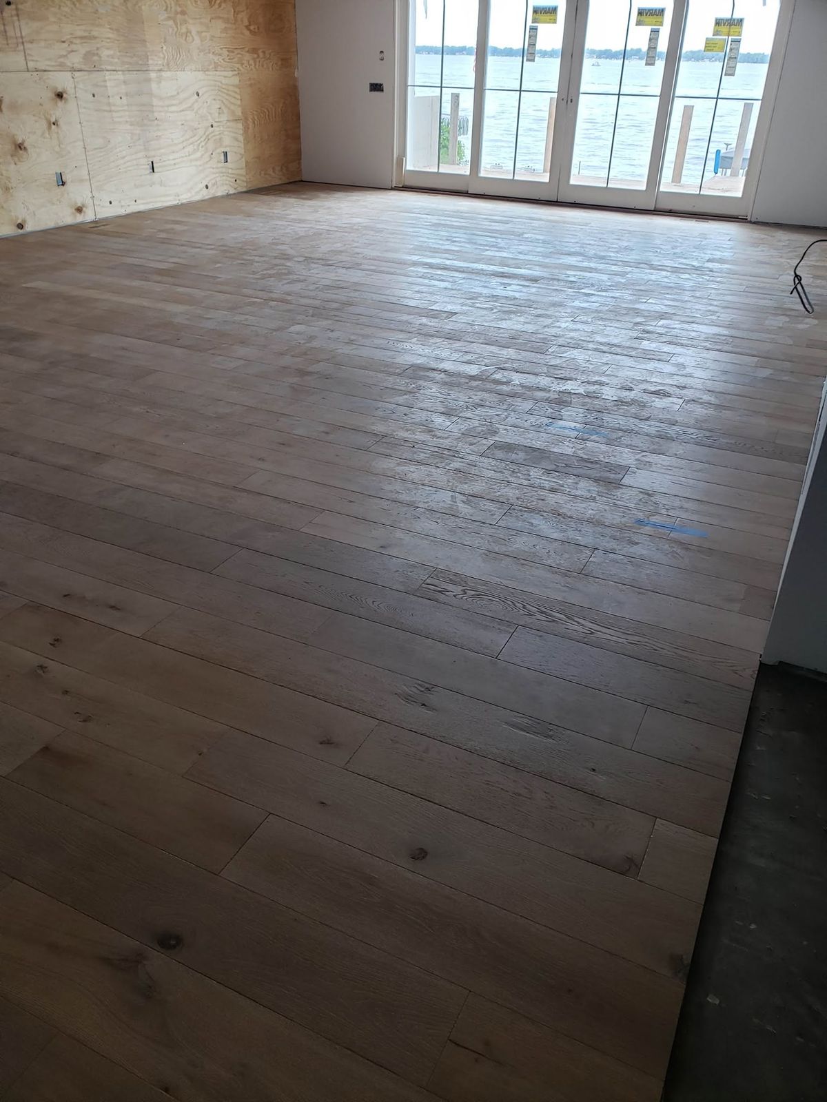 Wide plank great room